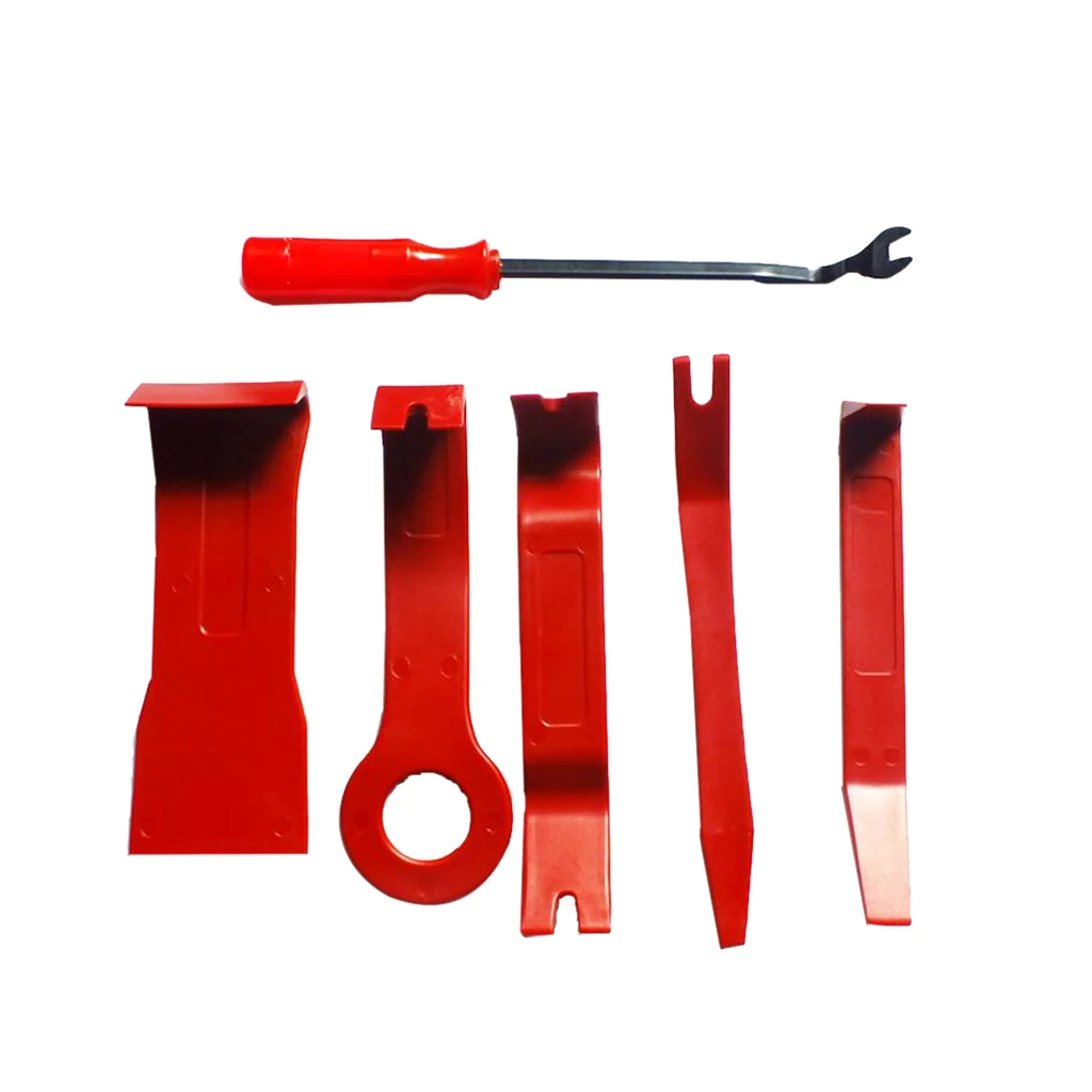 DIY 6Pcs Car Door Dash Audio Radio Removal Tool Panel Trim Install Open Pry Kit Set Plastic Repair Tools | Автомобили и мотоциклы