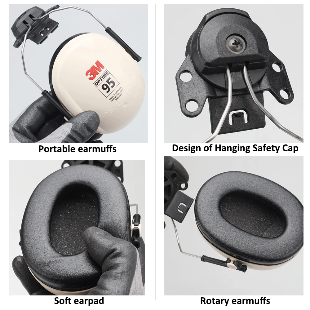 3M наушники Peltor H6P3E с креплением на крышке защитные защита ушей NRR 21 дБ/SNR 26 дБ