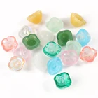 20 шт., хрустальные бусины с цветком сливы, чешские стеклянные бусины россыпью для самостоятельного изготовления ювелирных изделий, аксессуары для браслетов для рукоделия