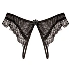 Женские сексуальные прозрачные кружевные трусики трусы с вырезами, стринги, женское нижнее белье, экзотические трусики, свободный размер, Т-образный вырез