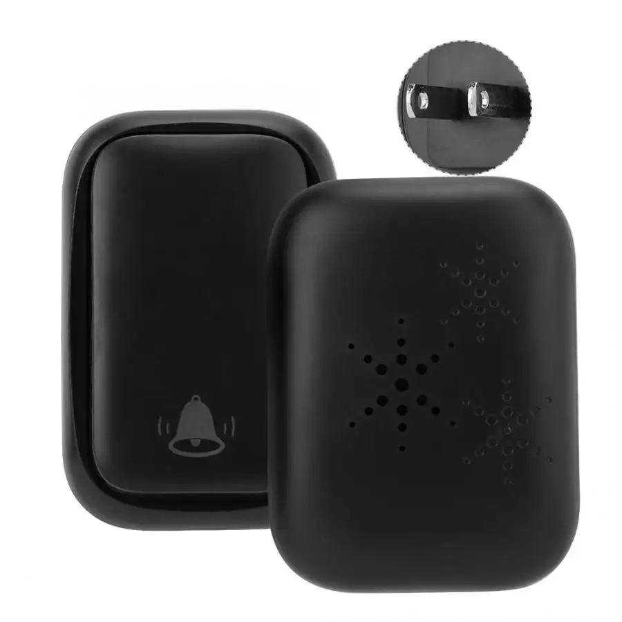 Беспроводной умный дверной звонок Водонепроницаемый 100 240 в US штекер без