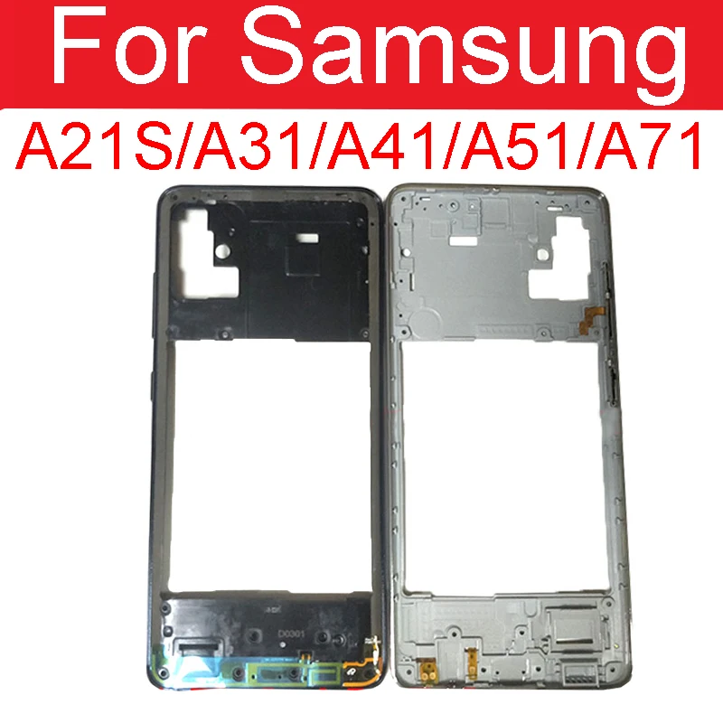 

Middle Frame For Samsung Galaxy A21S A217 A217F A31 A41 A51 A71 A315 A415 A515 A515 A715 Housing Center Cover With Side Button