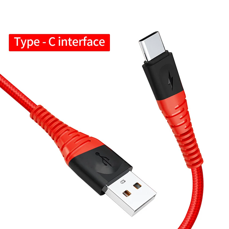 Кабель типа C с быстрой зарядкой для Samsung Galaxy S20 A51 A71 Xiaomi Huawei Phone USB Type кабели