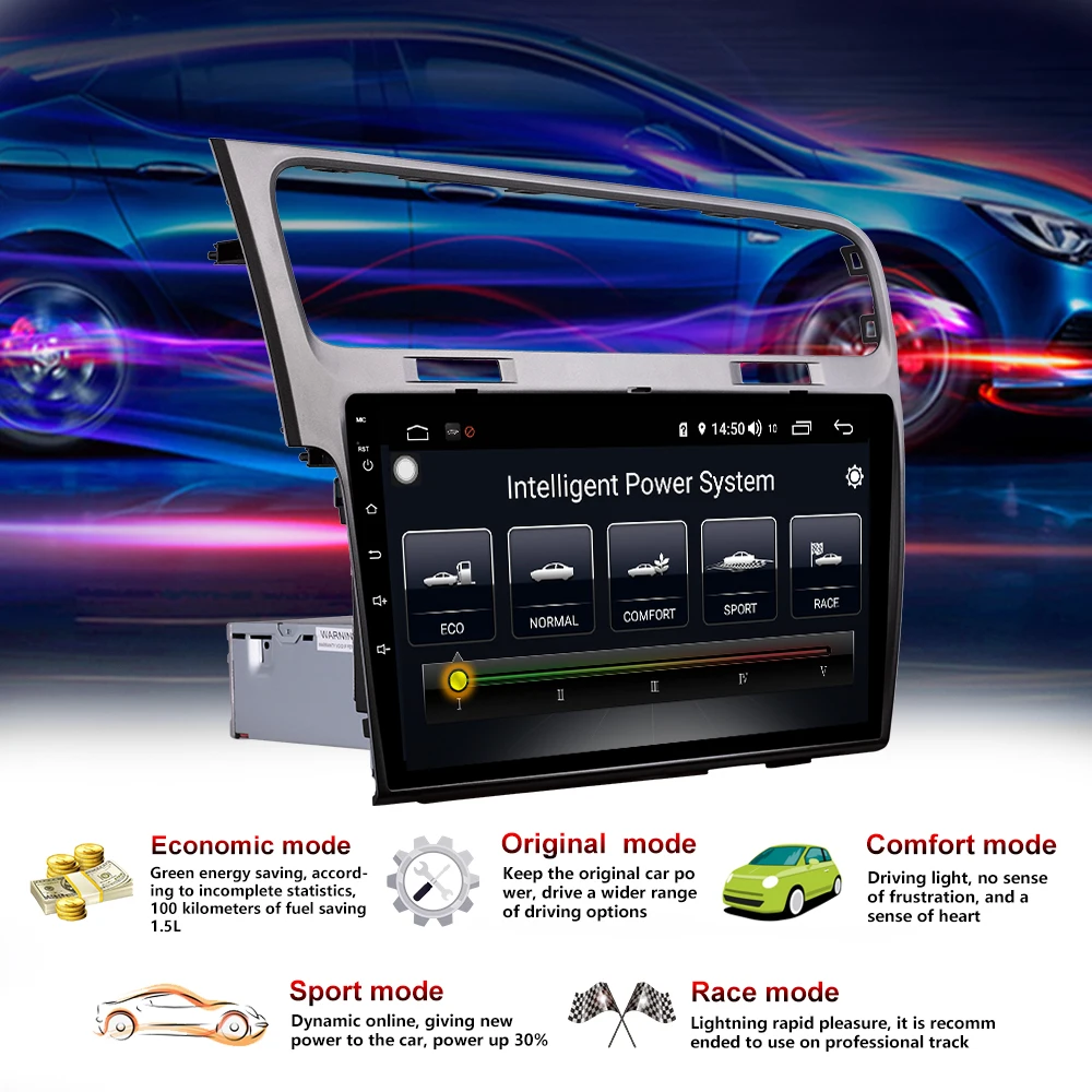Автомобильный мультимедийный плеер 1 Din Android 8,1 автомобильный DVD для VW/Volkswagen Golf 7 2013- 10," 4G/32G/64G сенсорный экран автомобиля радио gps