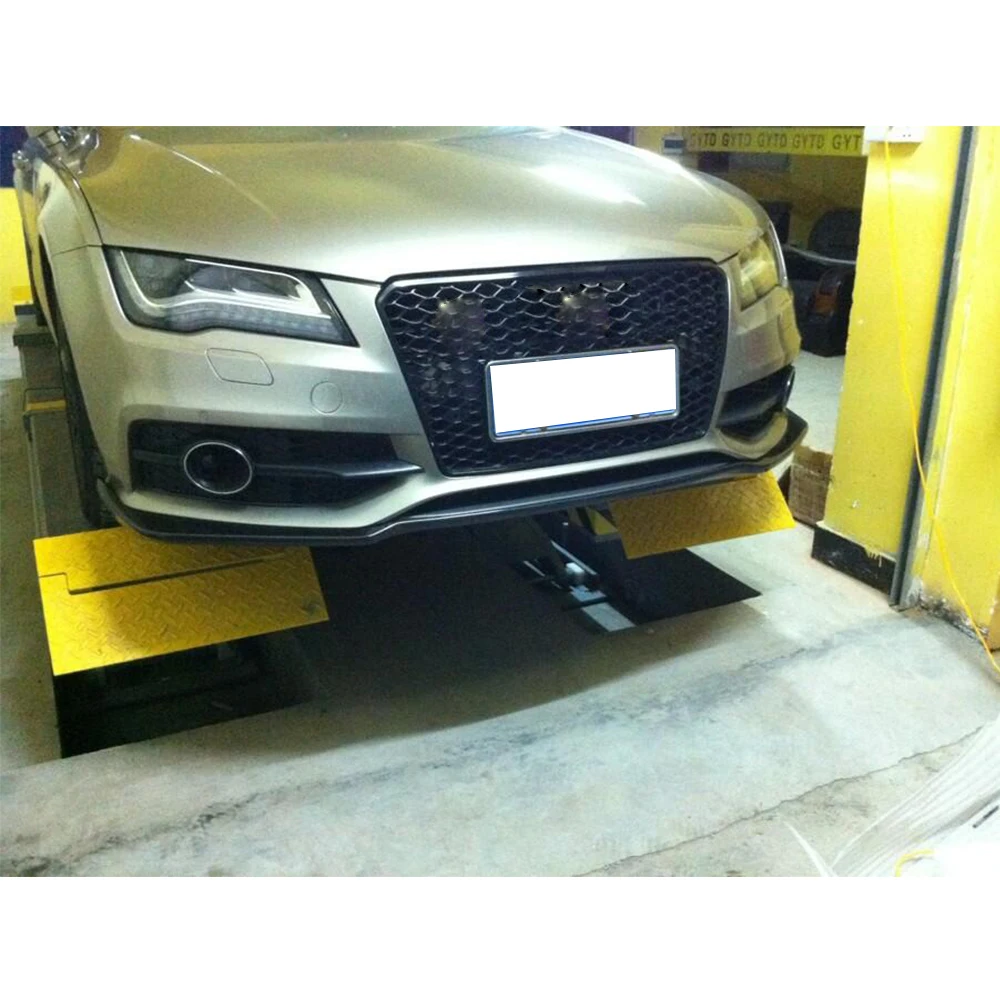 Углеродное волокно/FRP передний бампер спойлер для Audi S7 A7 S line 2012 2013 2014 2015