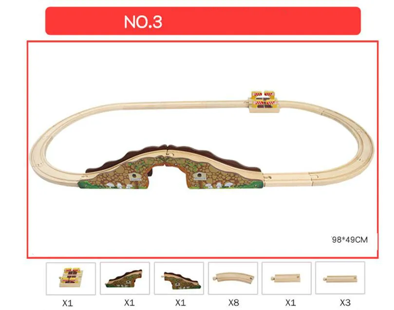 Деревянный трек набор оригинальный мост Томаса DIY деревянный образовательный