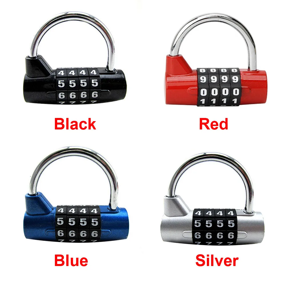4 набора цифр путешествия Пароль Замок Набор принадлежностей шкаф двери шкафа