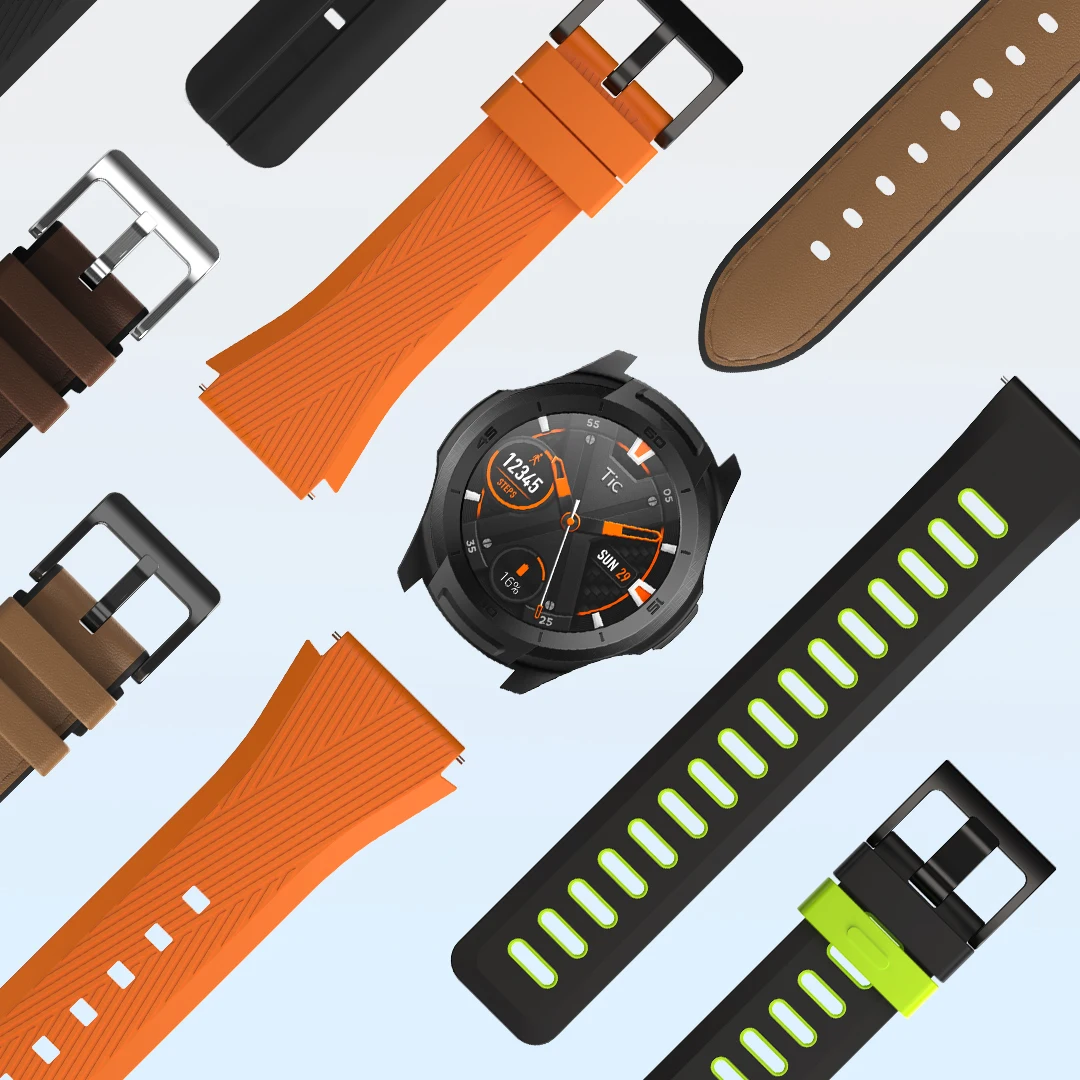 Мужские Смарт-часы TicWatch S2 (восстановленные) с GPS водонепроницаемые до 5 атм -