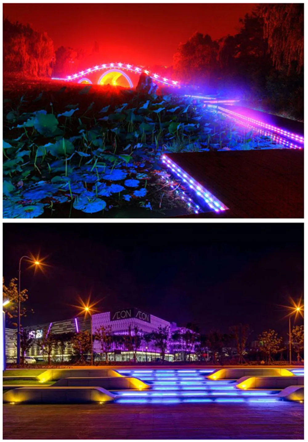 220V Светодиодные ленты светильник RGB SMD 5050 лента с помощью приложения на телефоне и дистанционное управление Водонепроницаемый гибкий неоновый светодиодный светильник s на открытом воздухе украшения комнаты лампа