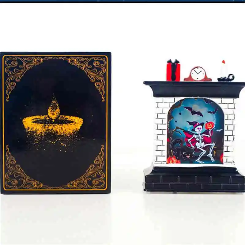 Хэллоуин прозрачный ветер светодиодный подсвечник подвесной орнамент бар