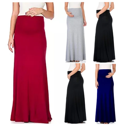 Юбка для беременных с эмоциями для мам, юбка на живот для беременных на весну и осень, брюки для беременных