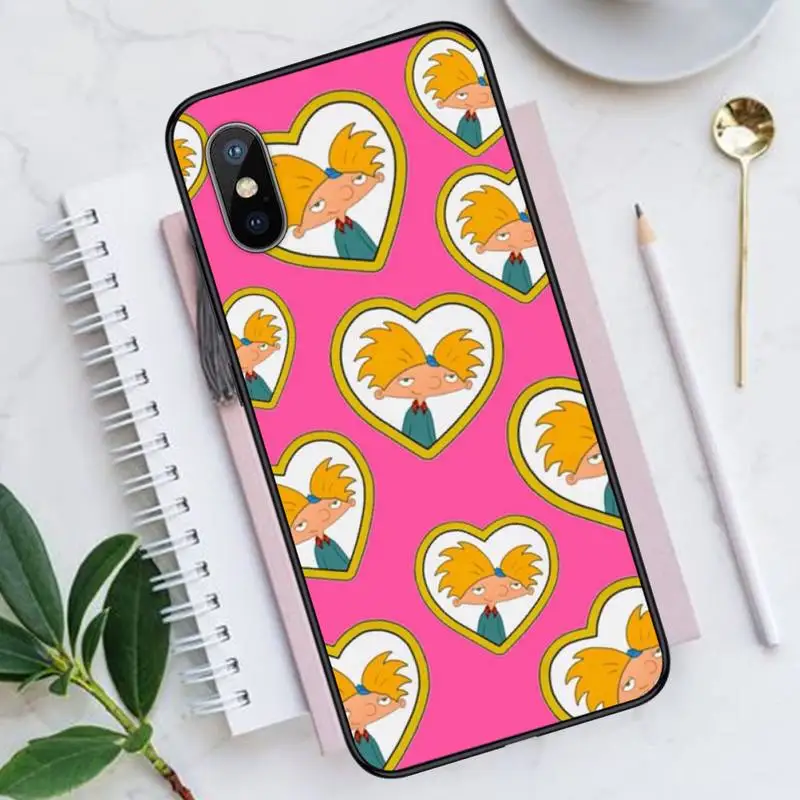 

Hey Arnold American cartoon Phone Case for iPhone 11 12 pro XS MAX 8 7 6 6S Plus X 5S SE 2020 XR Luxury brand shell funda coque