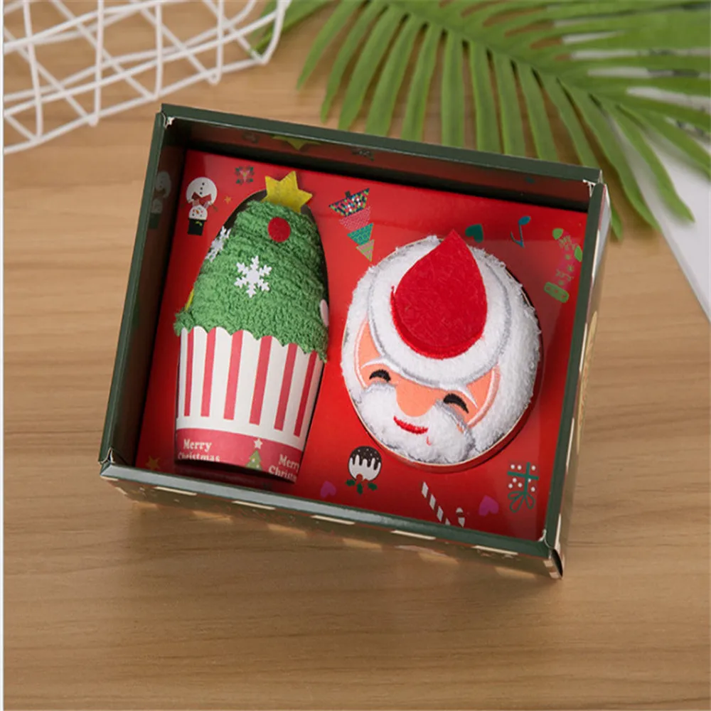 Торта Санта Полотенца Рождественский подарок с Новый год 2021 рождественские