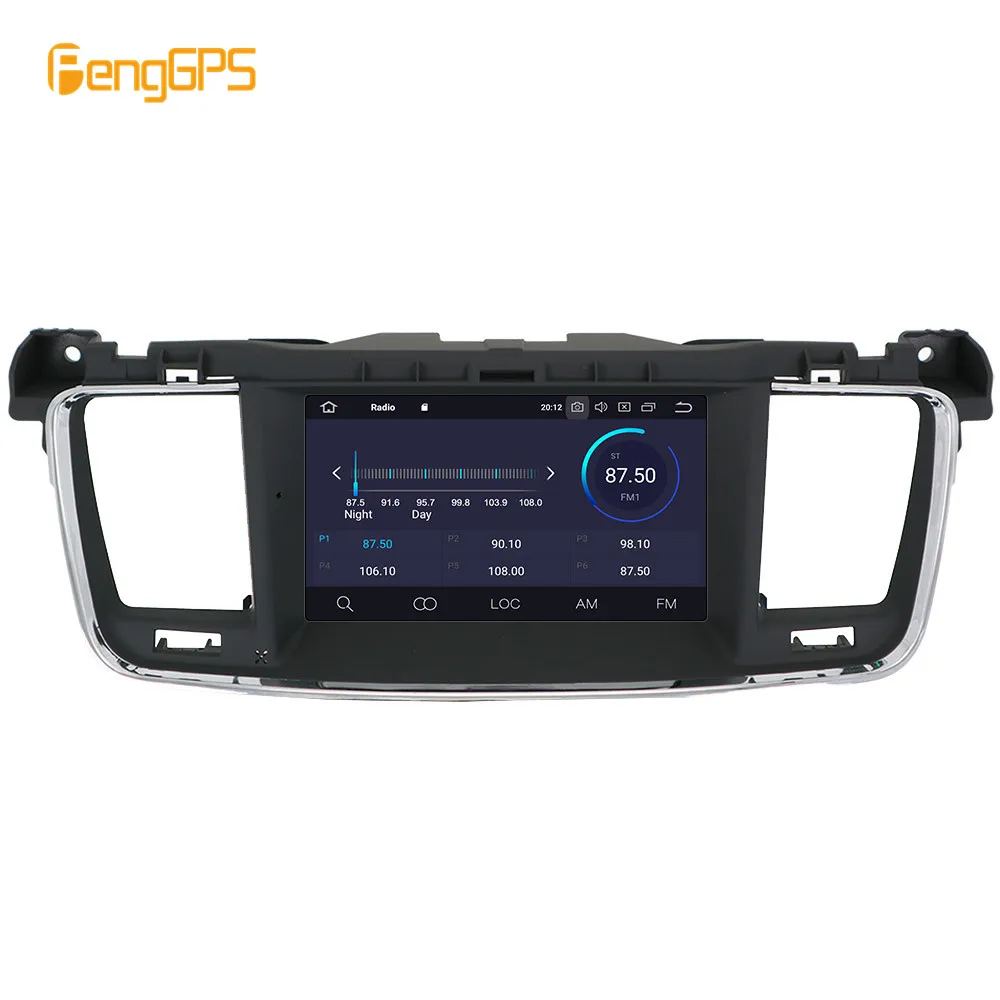 Android 10 64G PX6 для Peugeot 508 1 2011 2018 GPS-навигация автомобильное радио стерео