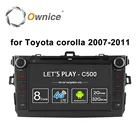 Автомобильный dvd-плеер Ownice C500, dvd-плеер с восьмиядерным процессором, ОЗУ 2 Гб, Android 6,0, для Toyota corolla 2007-2011, типоразмер 2 din, gps navi, 4G LTE