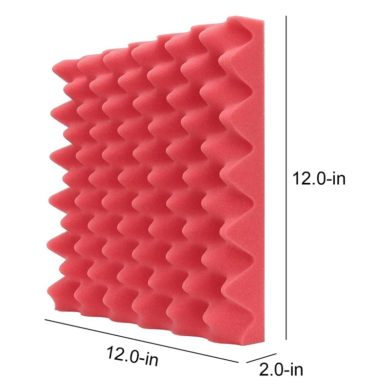 

Acoustic Foam Board Egg Box Foam Sound Insulation Pad Studio Foam Sound Absorption Absorption Panel Tile Wedge Polyurethane Foam