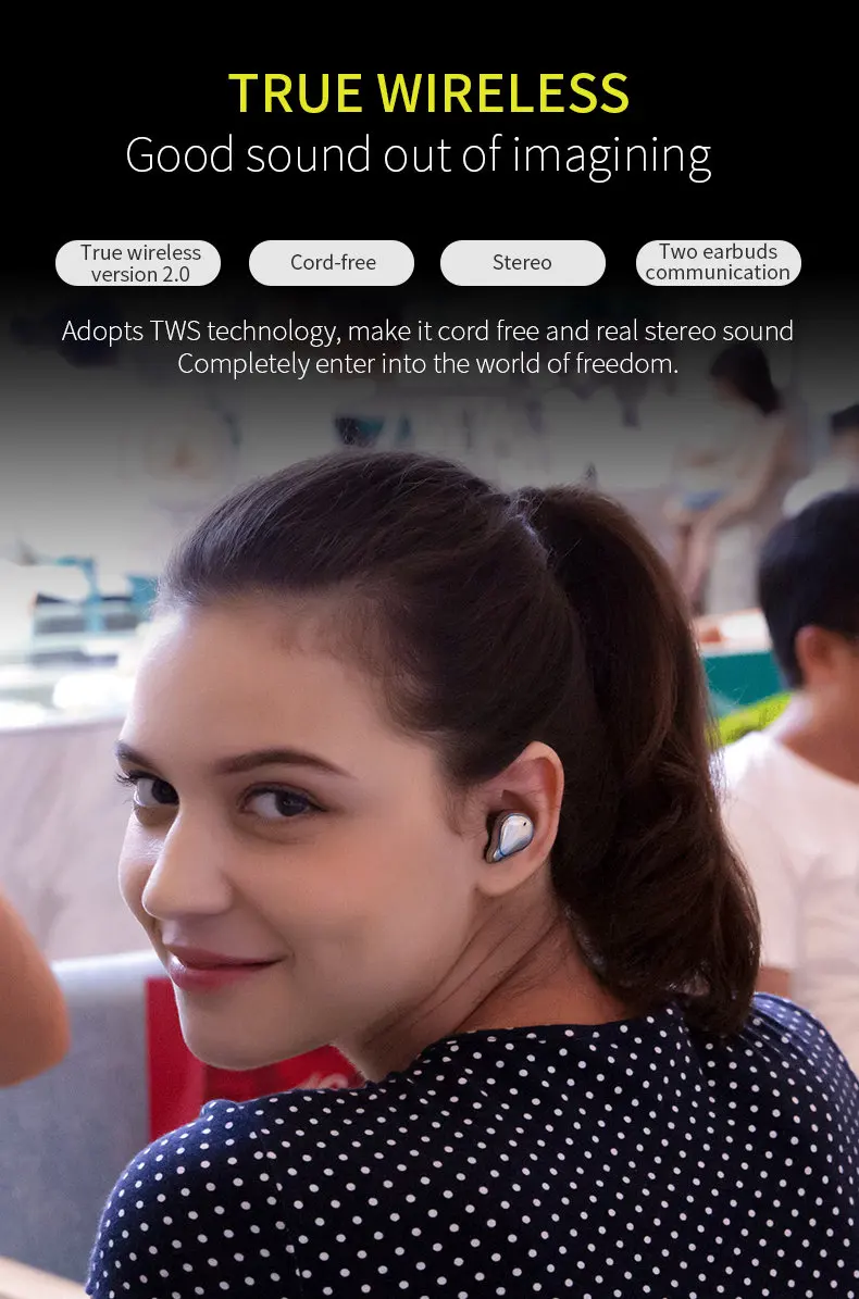 Mifo O5, Bluetooth 5,0, настоящие беспроводные наушники, сбалансированные, Bluetooth, наушники, спортивные, стерео, звуковые, наушники с зарядным устройством для IOS