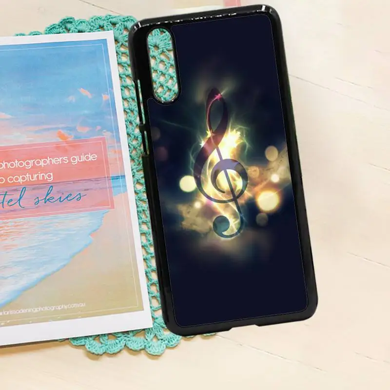 

Musical Notes ddj dj music Phone Cases PC for iPhone 11 12 pro XS MAX 8 7 6 6S Plus X 5S SE 2020 XR