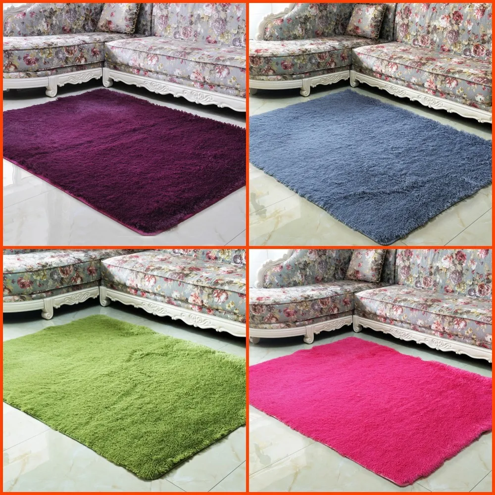 Супермягкий однотонный ковер для помещений современный спальни напольный