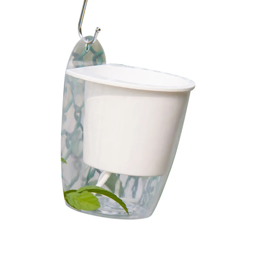 Ленивый автоматический водопоглощающий цветочный горшок сочный настенный