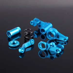 SLA008 # 6845X сплав рулевого управления Bellcranks Servo Saver Набор для RC Traxxas 110 Slash 4x4 Rustler Stampede XO-1 Запчасти для обновления