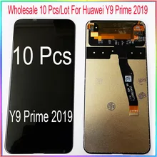 Wholesale 10 Pcs/ Lot for Huawei Y9 Prime 2019 LCD screen display P Smart Z with touch assembly original