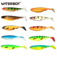 hotasale10pcspack mixed color big shads soft lure set facotry 15cm 20cm 22g 55g pvc material t tail softbaits fishing soft bait
