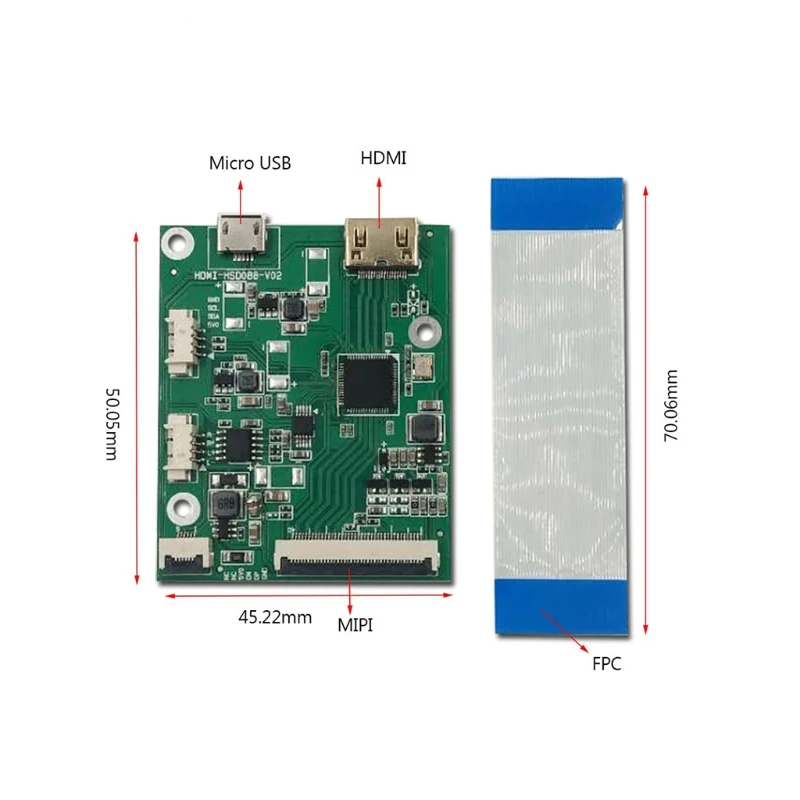 1920×480 LCD Screen with hdmi HSD088IPW1 Audio LCD Controller Widely Compabible Computer IPS Gaming PC Monitors