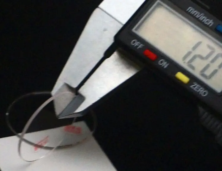 

Free Shipping 1pc 1.2mm Thick Round Plane Sapphire for D W Watch Replacement