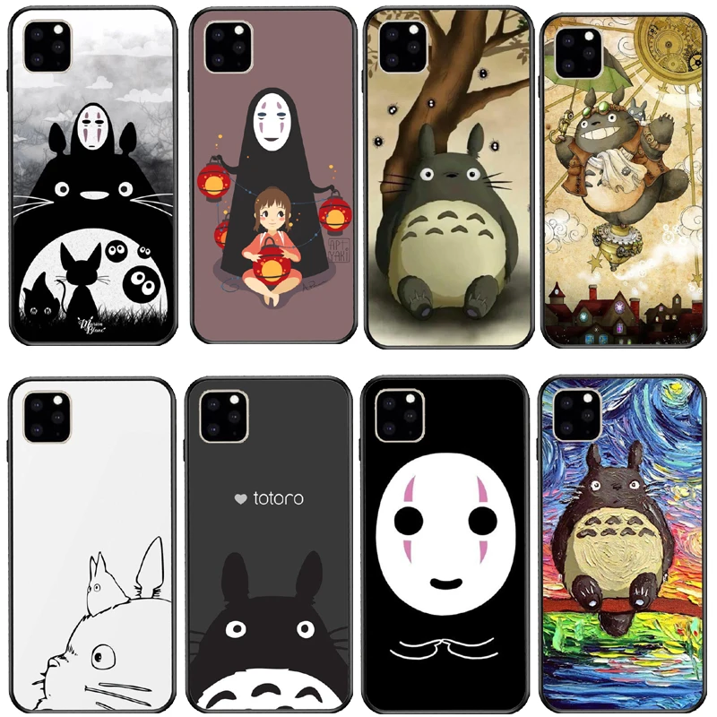 МИЛЫЙ Тоторо унесенный в спираль аниме Ghibli Миядзаки Kaonashi мягкий прозрачный чехол