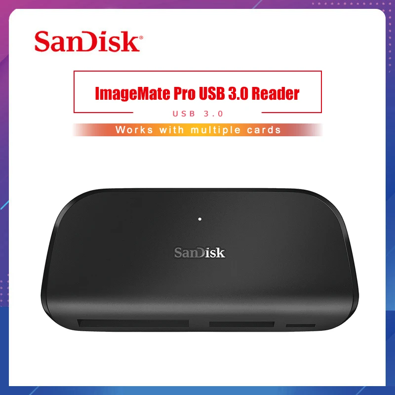 SanDisk считыватель карт памяти Imagemate Pro USB 3 0 многокарточный для SD SDHC SDXC microSDHC microSDXC UDMA7