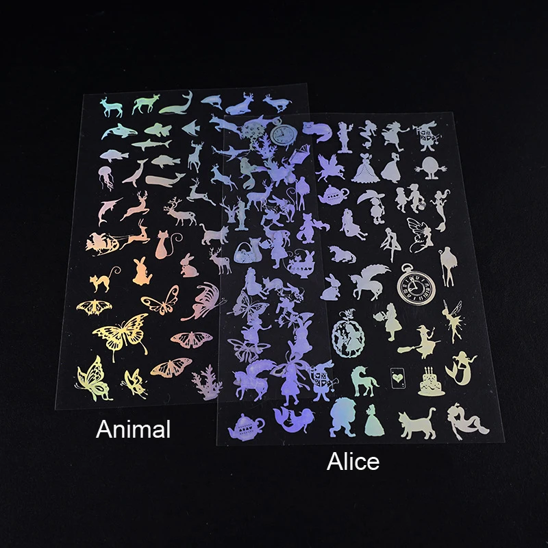 4 шт. прозрачные декоративные материалы лазерная пленка из смолы для творчества