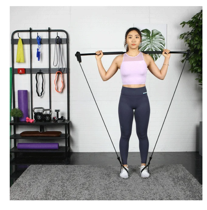 K2050 домашние упражнения Пилатес набор для бара эспандер многофункциональная