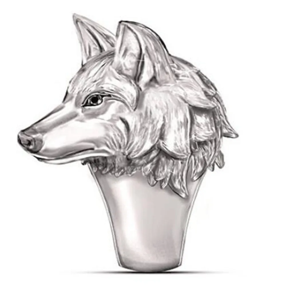 

Fashion retro Nordic mythology Viking warrior wolf ring men domineering party hip hop locomotive accessories gift wholesale