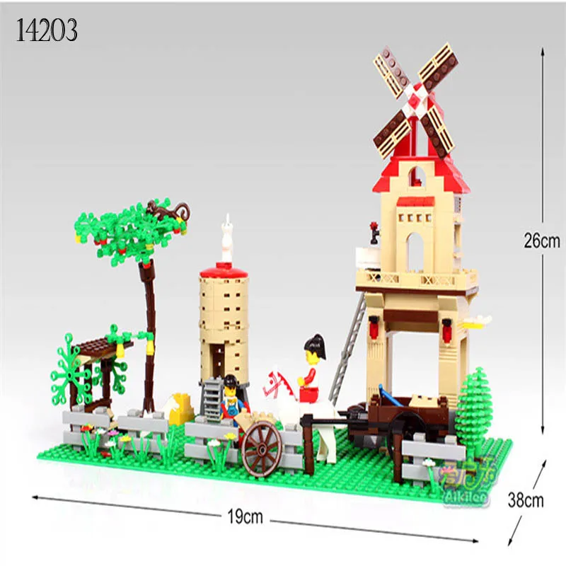 Новый продукт Wange Мини Строительные блоки Веселая ферма страны кирпичей DIY