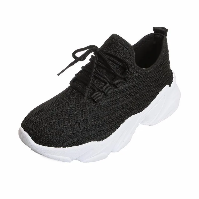 

2020 New Breathable Air Mesh Sneakers Women Shoes Woman Flats Soft Bottom Running Casual Shoes Solid Lace Up Vulcanized Shoes