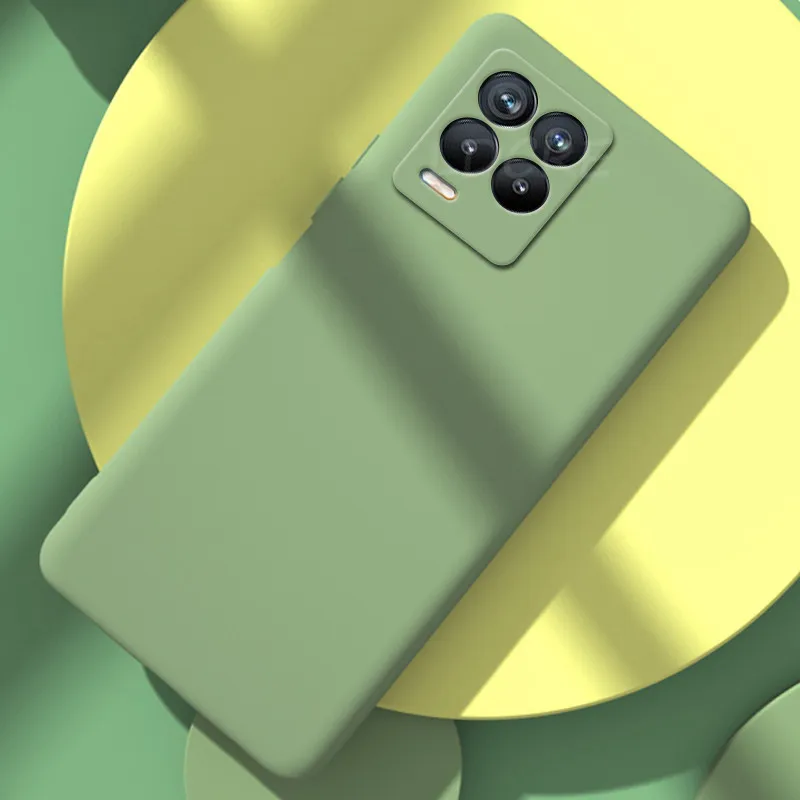 Чехол для Realme 8 чехол Pro 8i C21Y C25s Narzo 50A защитный бампер из жидкого силикона Fundas 6 4