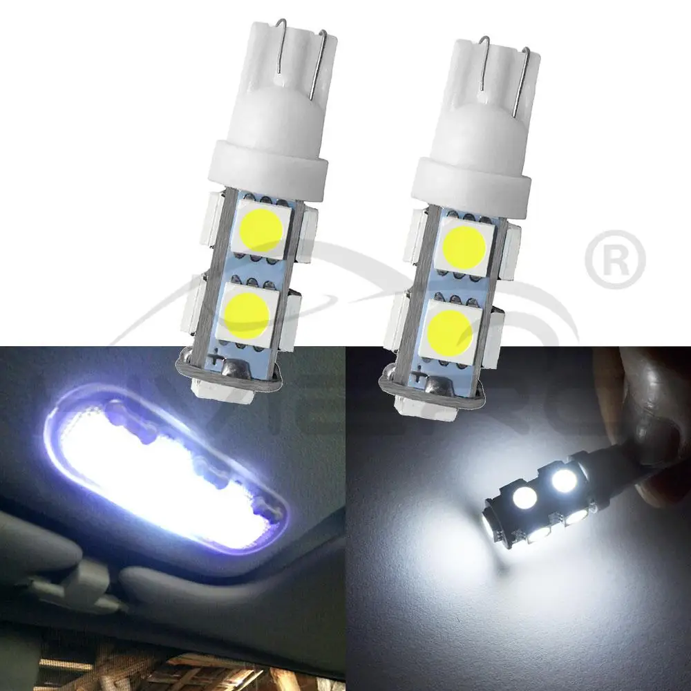 T10 9SMD 5050 водить автомобиль w5w 194 168 192 W5W DC 12V автомобильные лампы сигнализирующий