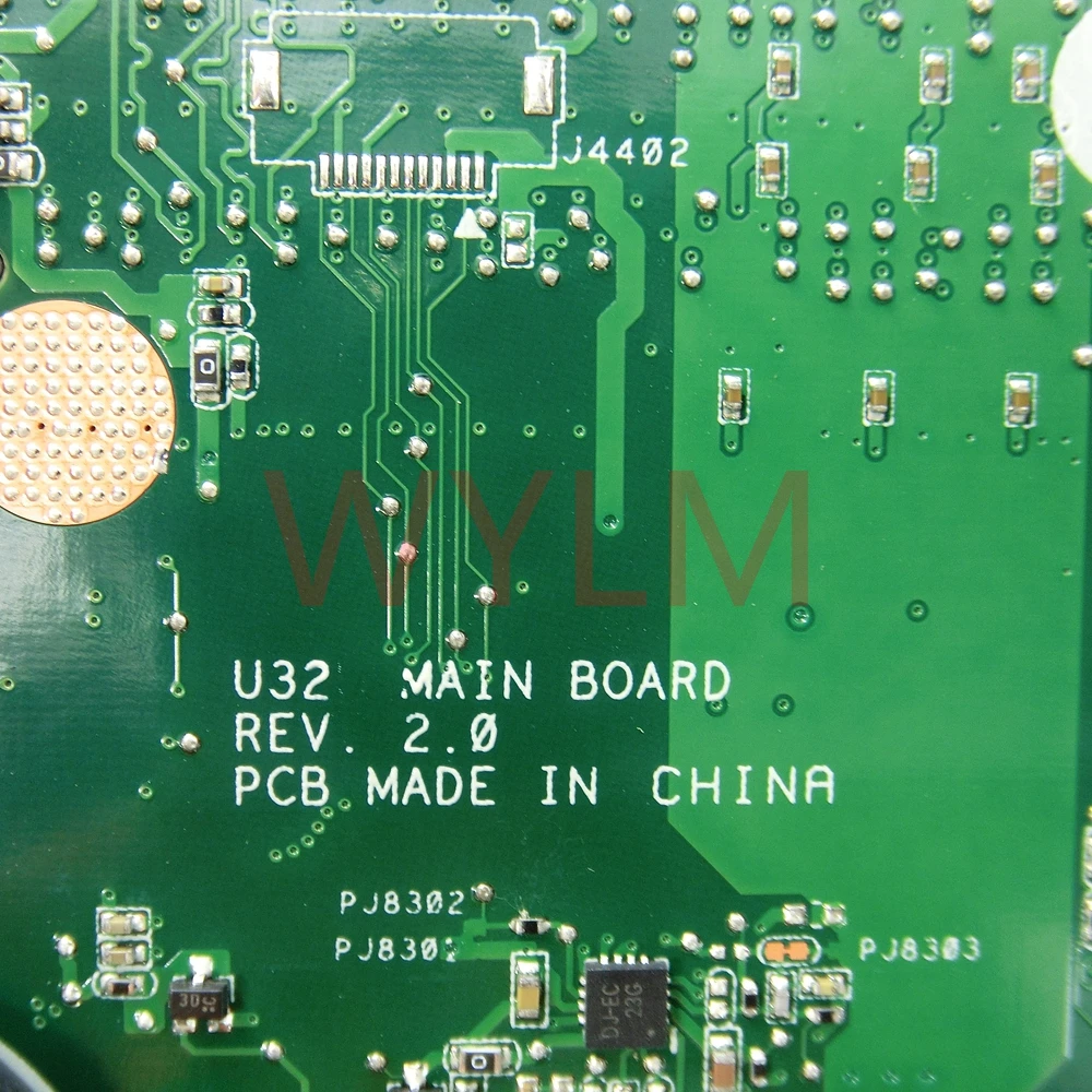 Материнская плата U32U REV 2 0 для ноутбука ASUS материнская 100%
