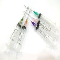 5pcsset 5ml industrial dispensing syringe crimp sealed needle tips for glue oil ink syringes measure tool supplies
