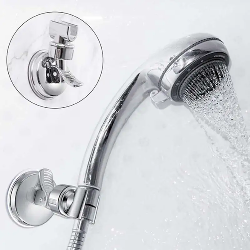 

Powerful Suction Cup Shower Head Holder Base Bathroom Shower Nozzle Fixing Wall Bracket Bathroom Accessories
