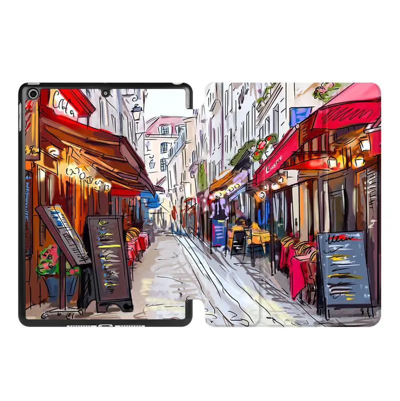 IP01 Чехол из искусственной кожи для iPad 9,7 дюймов Складной флип-Стенд протектор чехол для apple iPad 9,7 масляный планшет для рисования чехол - Цвет: IP01