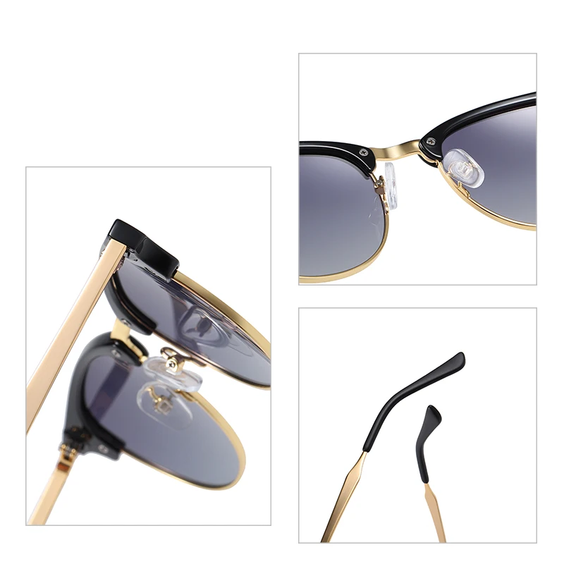 Брендовые дизайнерские женские солнцезащитные очки поляризационные для