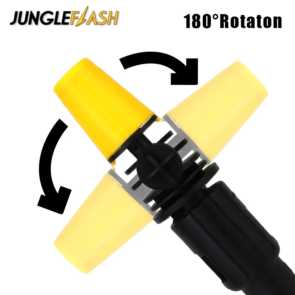 JUNGLEFLASH Вращающаяся насадка для автомойки Karcher K пистолет высокого давления