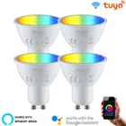 Умная светодиодная лампочка GU10 с Wi-Fi и таймером, 95-265 в