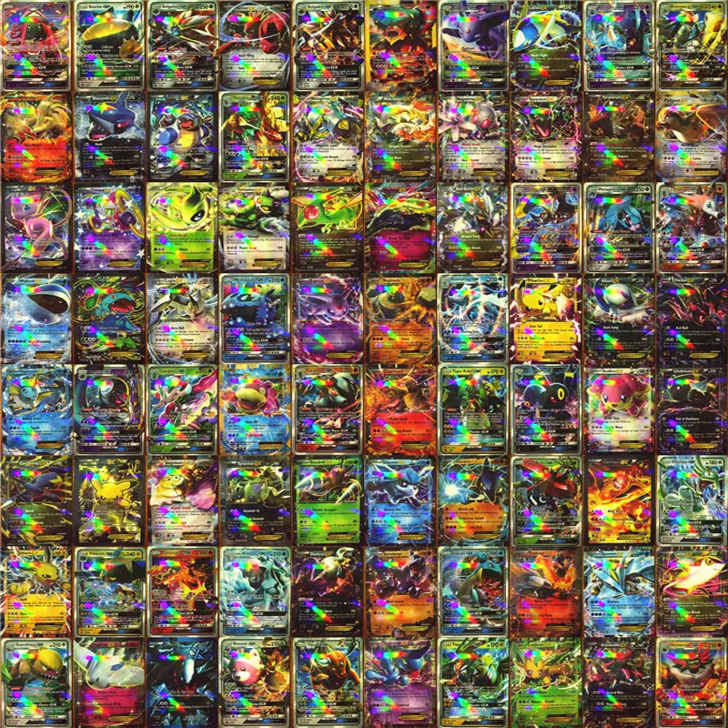 200 шт. GX MEGA Shining TAKARA TOMY карты игры битва карт 100 шт. торговые карты игры Детские игрушки
