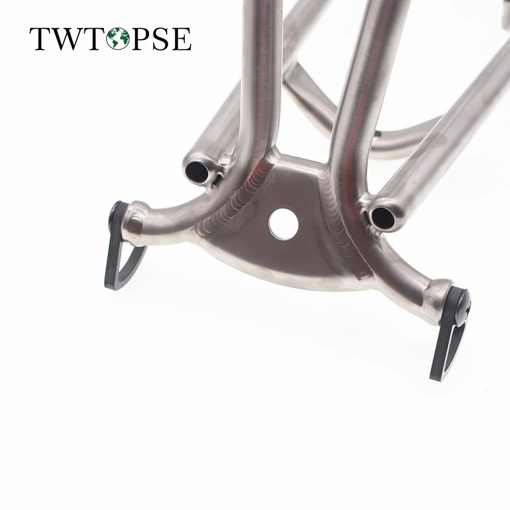 

TWTOPSE T800 Carbon Bicycle Stand Kickstand For Brompton Folding Bike Cycling Stop Piece Replace Easywheel EZwheels Parking Part