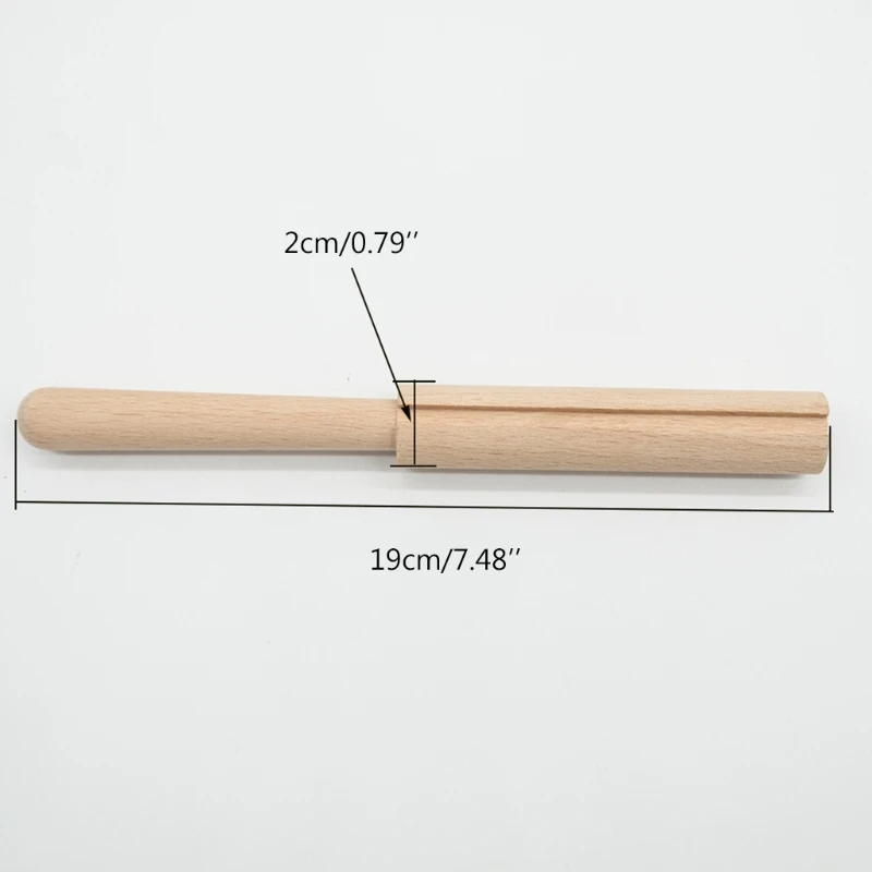 

Wooden Latch Hook Crochet Yarn Cutter Tool for Tapestry Carpet Rug Making DIY