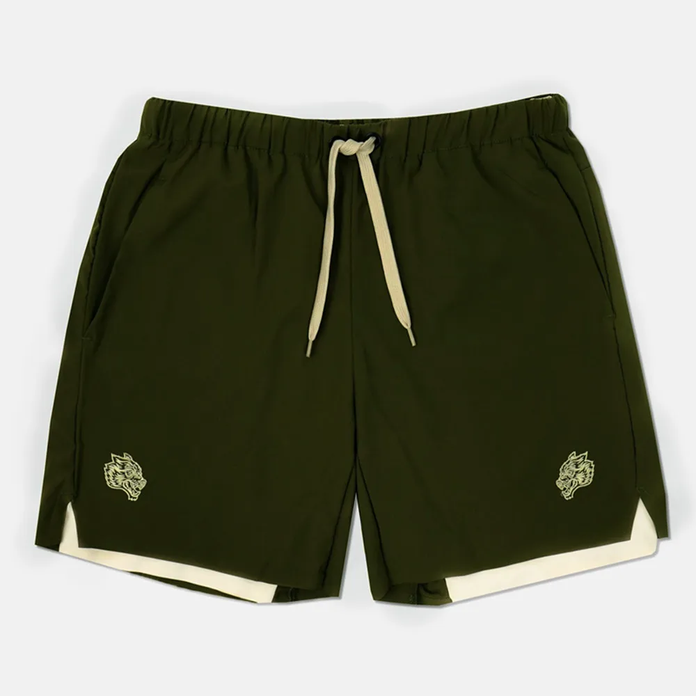 Новые стильные двухслойные баскетбольные тренировочные шорты для мужчин