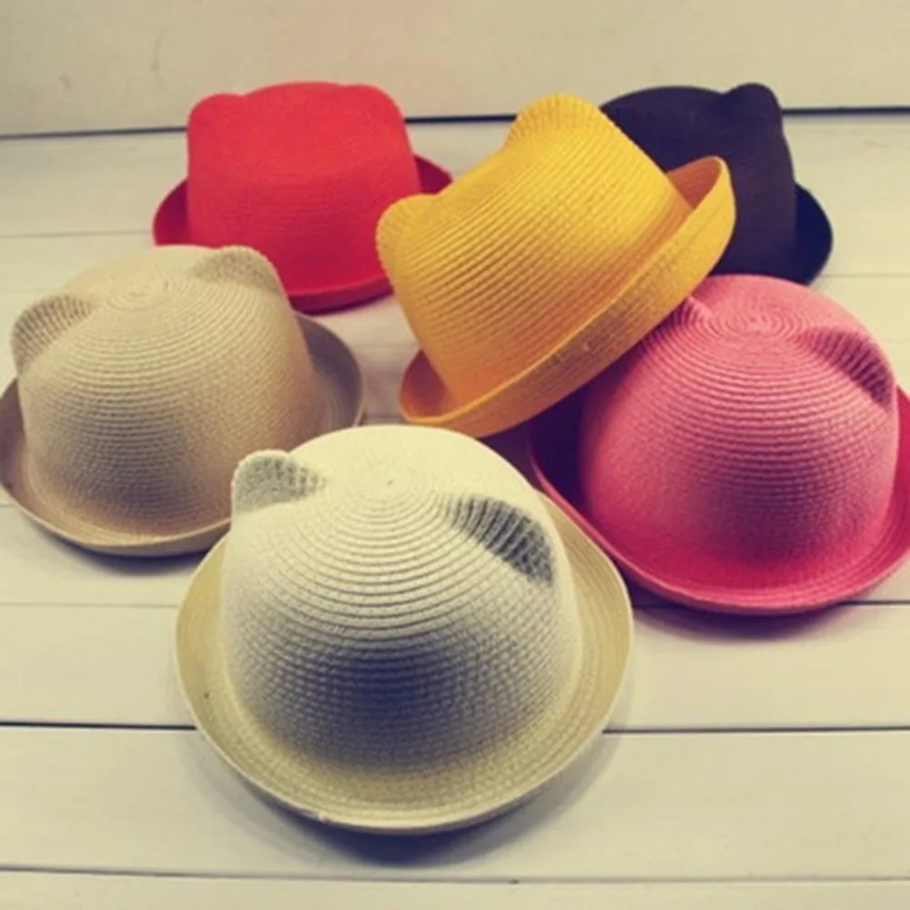 Baby Hat Kids Newborn Cap Photography Props Muts Summer Children Breathable Straw Boy Girls Hats | Детская одежда и обувь
